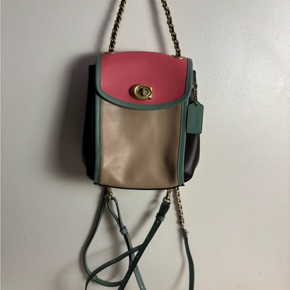 Coach Parker Convertible Backpack 16 In Colorblock - Picture 2 of 13